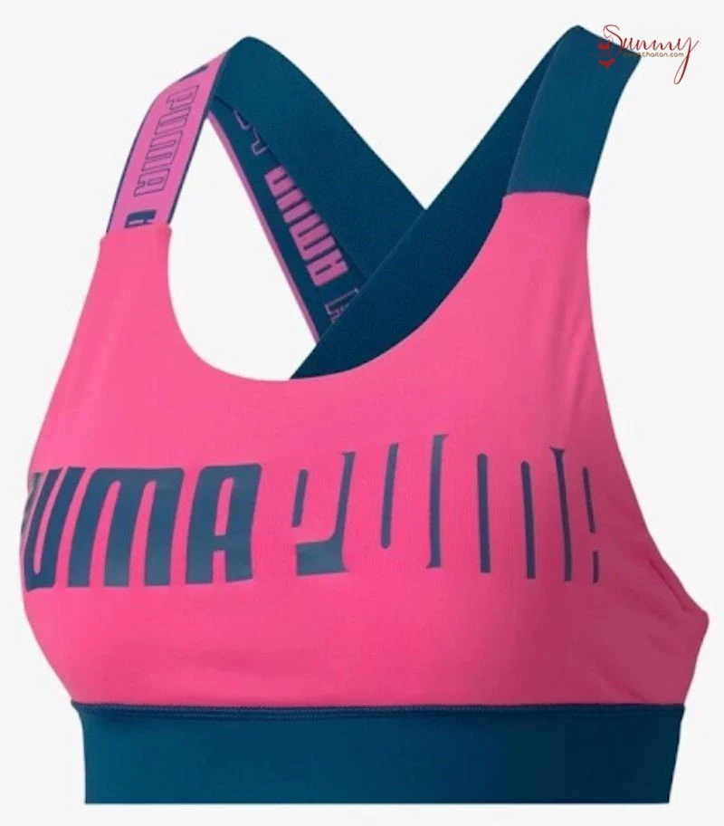 Mẫu Áo Ngực Thể Thao Puma Mid Impact Logo